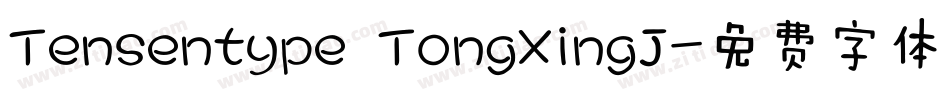 Tensentype TongXingJ字体转换